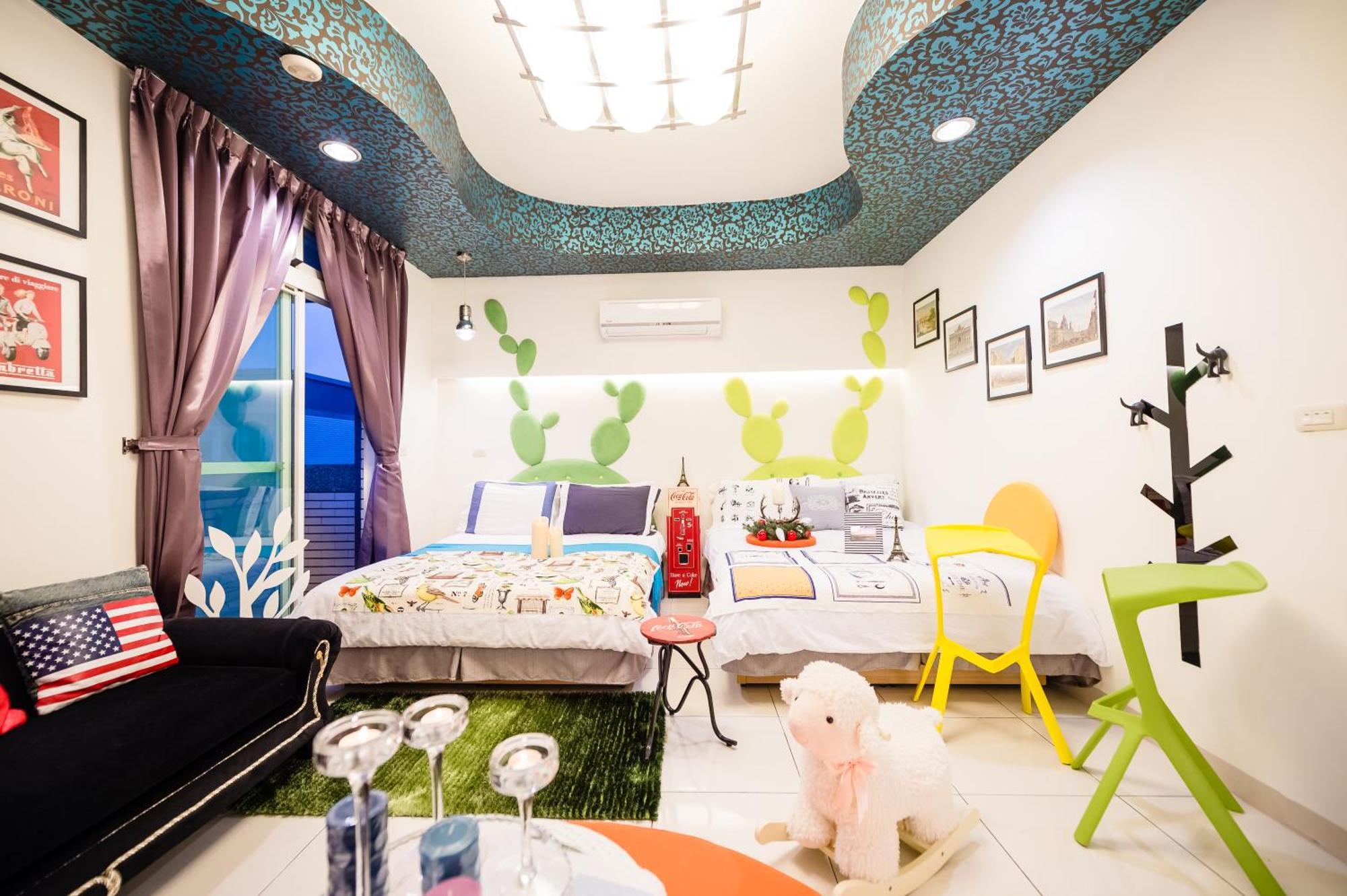 巴黎villa 主題派對k歌 Bbq 麻將包棟 Luodong Quarto foto